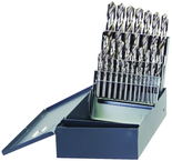 29 Pc. 1/16" - 1/2" by 64ths HSS Surface Treated Screw Machine Drill Set - Benchmark Tooling