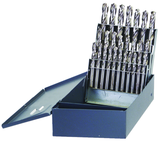 26 Pc. A - Z Letter Size Cobalt Bronze Oxide Screw Machine Drill Set - Benchmark Tooling