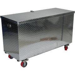 Aluminum Tool Box -Casters 24 × 36 - Exact Industrial Supply