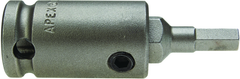 #SZ-23 - 1/2" Square Drive - 5/16" M Hex - 2-1/2" Overall Length SAE Bit - Benchmark Tooling