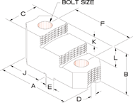2-Step Replacment Jaws - For 15" Chucks - Benchmark Tooling