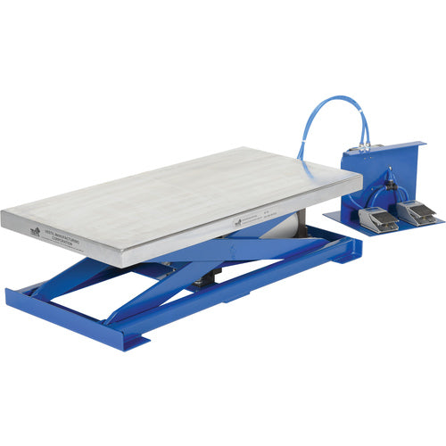 Pneumatic Scissor Lift Table 400 lb - Exact Industrial Supply