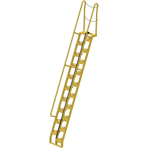 Alternate Tread Stair 68 Degree 143.75″ - Exact Industrial Supply