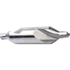 ‎#00 × 1-1/4″ OAL 60 Degree HSS Plain Combined Drill and Countersink Bright Series/List #1495 - Benchmark Tooling