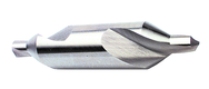 Size 7; 1/4 Drill Dia x 3-1/4 OAL 60° M42 Combined Drill & Countersink - Benchmark Tooling