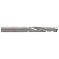 #44 Dia. x #44 Shank × 1″ Flute Length × 2″ OAL, Bright, Solid Carbide Drill - Benchmark Tooling