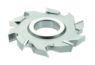 4 x 1/4 x 1-1/4 - HSS - Staggered Tooth Side Milling Cutter-AL - 10T - TiAlN Coated - Benchmark Tooling