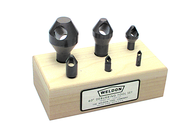 6 Pc. HSS 90° Deburring Set - Benchmark Tooling