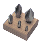 5 Pc. HSS 82 Degree Center Reamer Set - Benchmark Tooling