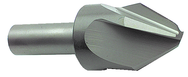 3/4" Size-1/2" Shank-90° 2/4 Flute Single End 3N1 Drill Point Countersink - Benchmark Tooling