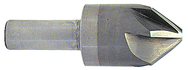 1" Size-1/2" Shank-60° 6 Flute Chatterless Countersink - Benchmark Tooling