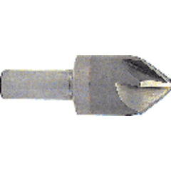 ‎5/16″ Size-1/4″ Shank-82° 6 Flute Chatterless Countersink - Benchmark Tooling