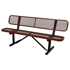 Bench Expanded Metal 72 Brown - Exact Industrial Supply