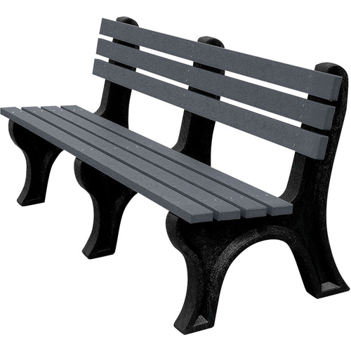 Bench Economy Backed 72 Bk Leg Char Seat - Exact Industrial Supply