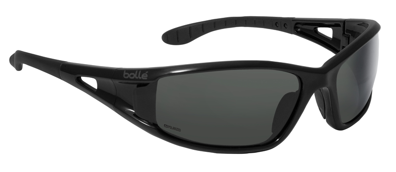 LOWRIDER, Pola GRY Lens, Shiny BLK Fr Polarized Grey ASShiny Black - Benchmark Tooling