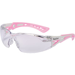 RUSH+ Small - Clear Lens - Pink & White Frame PC ASAF Platinum - Benchmark Tooling