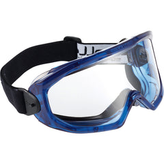 Super Blast Clear Sealed Goggles-Clear Lens - Blue Frame - Benchmark Tooling
