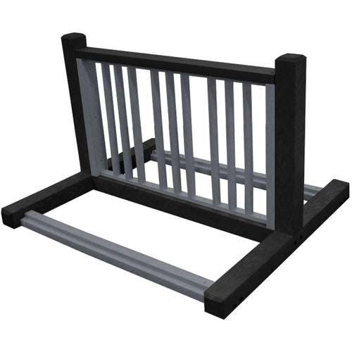 Bike Rack Black/Charcoal 6 Positions - Exact Industrial Supply