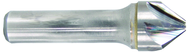 7/8" Size-1/2" Shank-60°-Carbide 6 Flute Chatterless Countersink - Benchmark Tooling