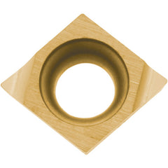 CCET 141105 F PV710, 0.008″ Corner Radius, 0.071″ Thick, 0.169″ Inscribed Circle, TiCN (MEGACOAT NANO), 80 Degree Diamond, Turning Indexable Insert
