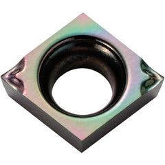CCGT 110905 CF PDL025, 0.008″ Corner Radius, 0.055″ Thick, 0.138″ Inscribed Circle, C, 80 Degree Diamond, Turning Indexable Insert