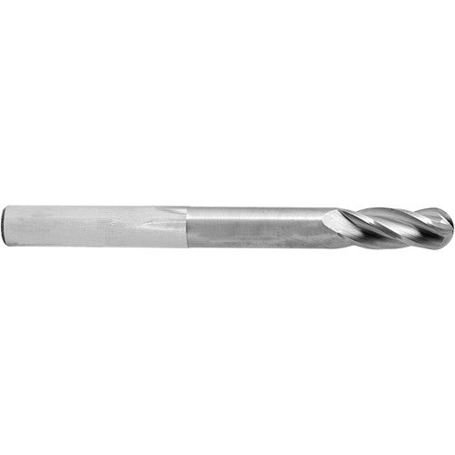 ‎1/4″ Dia. × 1/4″ Shank × 2-1/4″ DOC × 4 OAL, Carbide AlTiN, 4 Flute, Ballnose End Mill - Exact Industrial Supply