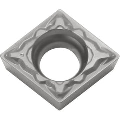 CCMT 21505 PP TN610, 0.008″ Corner Radius, 3/32″ Thick, 1/4″ Inscribed Circle, TiCN, 80 Degree Diamond, Turning Indexable Insert
