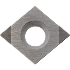 CCMW 2151 ME KBN35M, 1/64″ Corner Radius, 3/32″ Thick, 1/4″ Inscribed Circle, MEGACOAT, Diamond, Turning Indexable Insert - Exact Industrial Supply