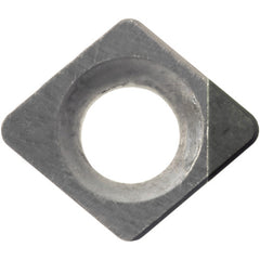 CCMW 21505 SE KBN525, 0.0079″ Corner Radius, 3/32″ Thick, 1/4″ Inscribed Circle, Diamond, Turning Indexable Insert - Exact Industrial Supply