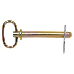 5/8″ × 6″ Hitch Pin with Clip, Yellow Chromate - Benchmark Tooling