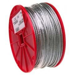 1/16" 7X7 CABLE GALVANIZED WIRE 500 - Benchmark Tooling