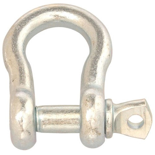 1/4″ Anchor Shackle, Screw Pin, Zinc Plated - Benchmark Tooling