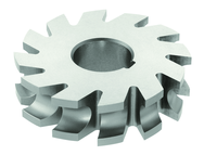 1/8 Radius - 2-1/2 x 7/16 x 1 - HSS - Concave Milling Cutter - 14T - TiCN Coated - Benchmark Tooling
