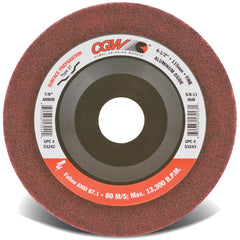 4 1/2″ × 7/8″ - Aluminum Oxide Surface Grinding Wheel - Type 27 - Maroon - Benchmark Tooling