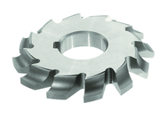 1/2 Radius - 4-1/4 x 3/4 x 1-1/4 - HSS - Left Hand Corner Rounding Milling Cutter - 10T - TiAlN Coated - Benchmark Tooling