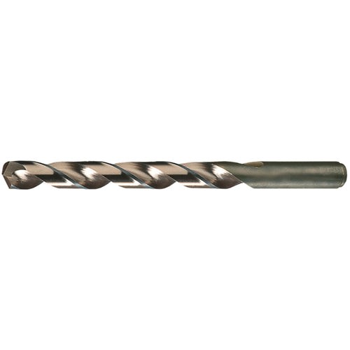 1/2 RHS / RHC HSS-CO 8% (M42) 135 Degree Split Point Heavy Duty Cobalt Drill - Straw / Gold Oxide - Exact Industrial Supply