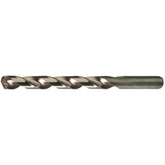 1/2 RHS / RHC HSS-CO 8% (M42) 135 Degree Split Point Heavy Duty Cobalt Drill - Straw / Gold Oxide - Exact Industrial Supply