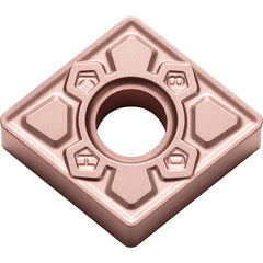 CNMG 432 KH CA310, 1/32″ Corner Radius, 3/16″ Thick, 1/2″ Inscribed Circle, TiCnulll2O3/Ti, Diamond, Turning Indexable Insert - Exact Industrial Supply