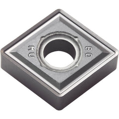 CNMG 643 MU PR015S, 3/64″ Corner Radius, 1/4″ Thick, 3/4″ Inscribed Circle, MEGACOAT HARD, Diamond, Turning Indexable Insert - Exact Industrial Supply