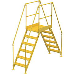 Cross-Over Ladder 6 Step 58 H 26″W - Exact Industrial Supply