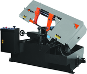 #MH-460M - 9" x 18" Manual Swivel Header Mitering Horizontal Bandsaw - 2HP - Benchmark Tooling