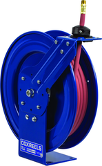 #P-LP-350 For 3/8" x 50' Hose Low Pressure Spring Rewind Hose Reel w/ Hose - Benchmark Tooling