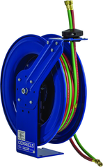 #SHW-N-150 For 1/4" I.D x 50' Oxy-acetylene Hose- Spring Rewind Hose Reel - Benchmark Tooling