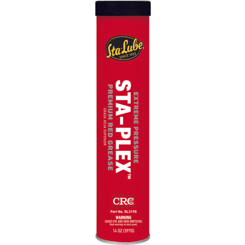 Extreme Pressure Sta-Plex Premium Red Grease - 14 oz - Benchmark Tooling