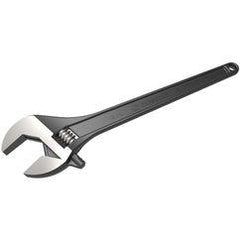 18" FINISH TAPERD HANDLE ADJ WRENCH - Benchmark Tooling