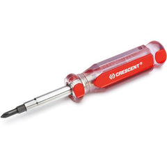 ‎6-in-1 Interchangeable Bit Screwdriver, Red Handle