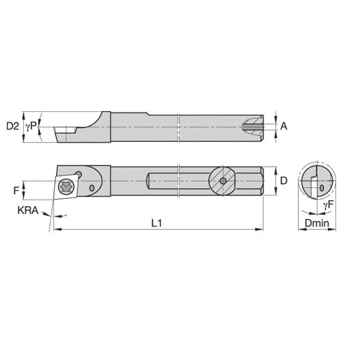 CSBI16518757R WG STEEL BORING BAR - Exact Industrial Supply