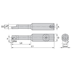 CSBI18037555R WG STEEL BORING BAR STEPPED - Exact Industrial Supply