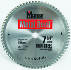 7-1/4"- HSS Metal Devil Circ Saw Blade - for Thin Steel - Benchmark Tooling