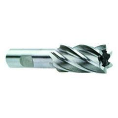 1/2 Dia. x 3-1/4 Overall Length 4-Flute Square End High Speed Steel SE End Mill-Round Shank-Center Cut-Uncoated - Benchmark Tooling